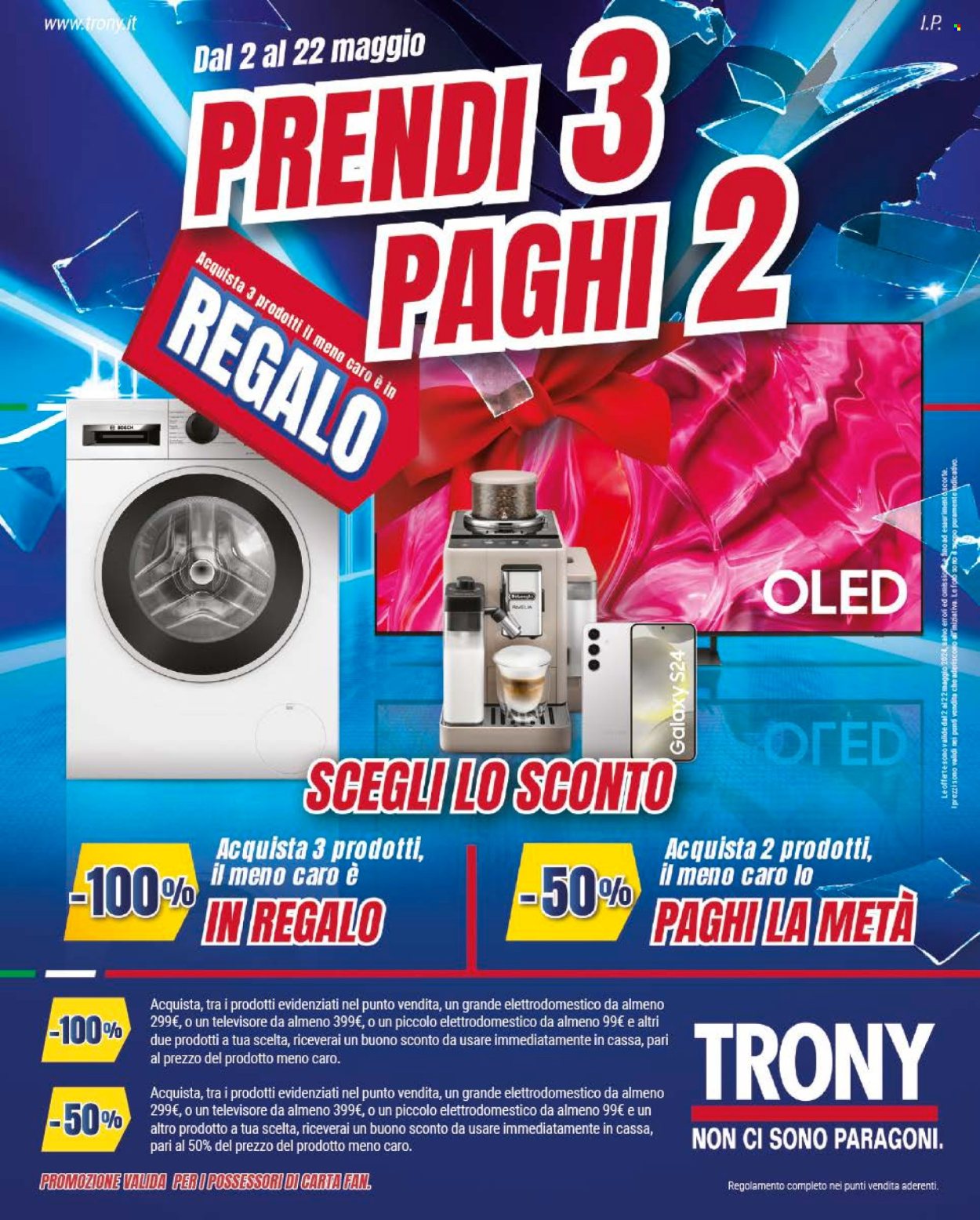 Volantino Trony - 2/5/2024 - 22/5/2024. Pagina 1