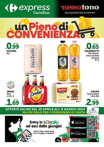 Volantino Carrefour - 25/4/2024 - 8/5/2024.