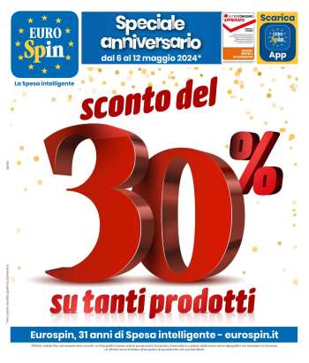 Volantino EuroSpin - 6/5/2024 - 12/5/2024.