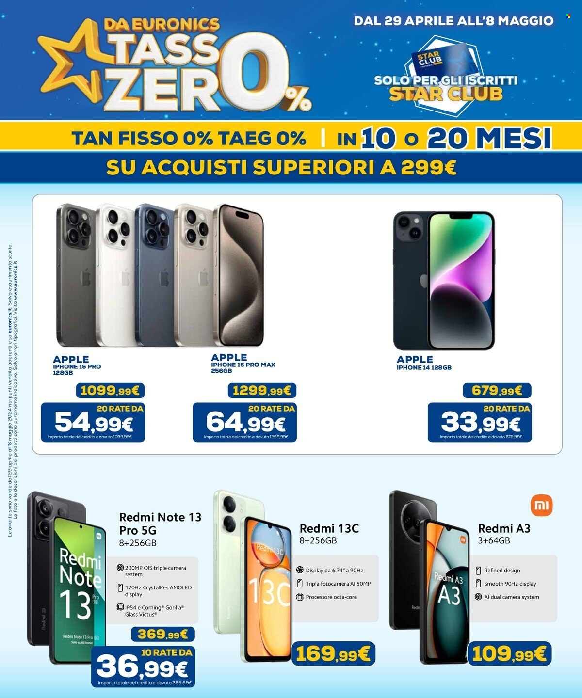Volantino Euronics - 29/4/2024 - 8/5/2024. Pagina 2