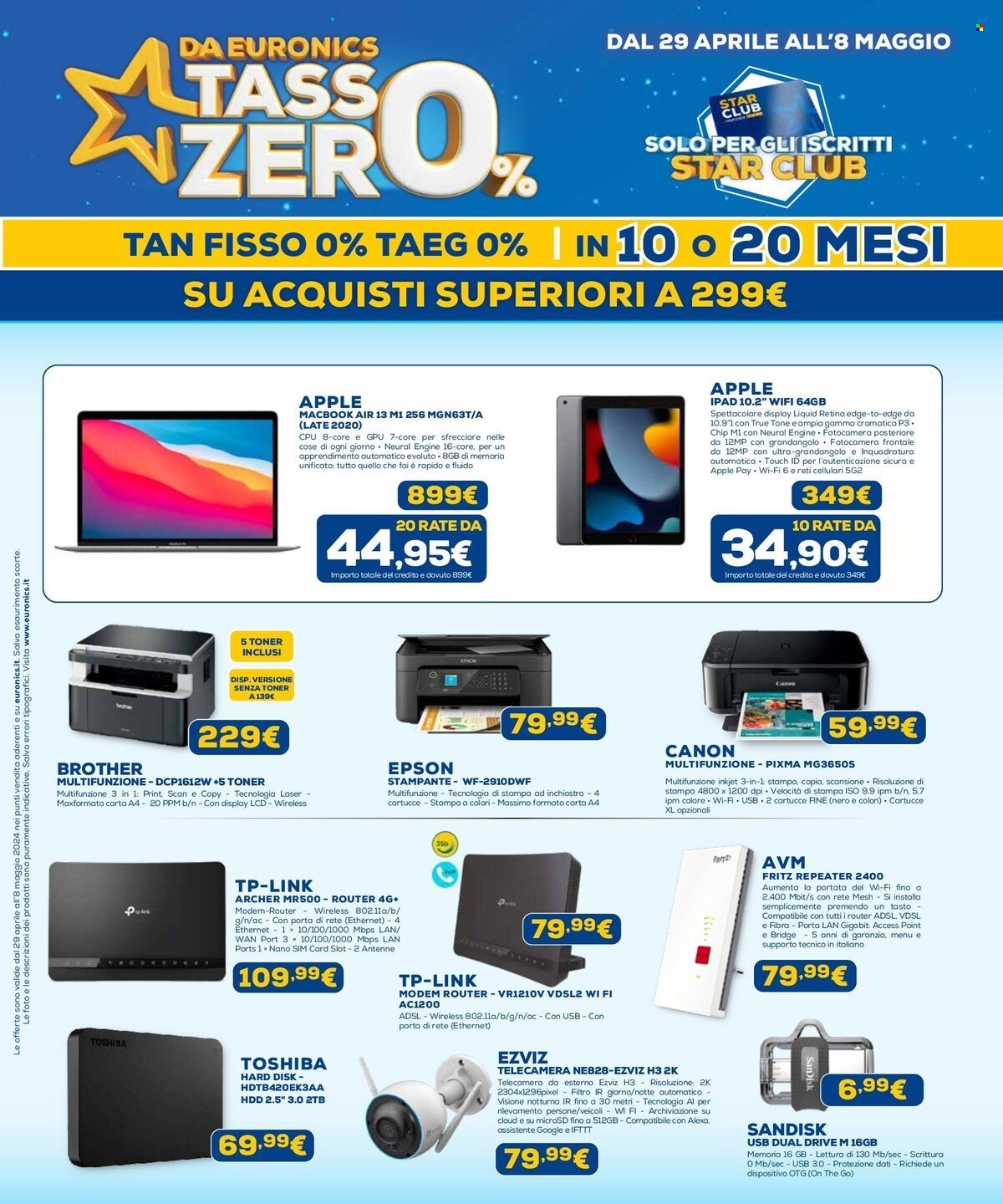 Volantino Euronics - 29/4/2024 - 8/5/2024. Pagina 10