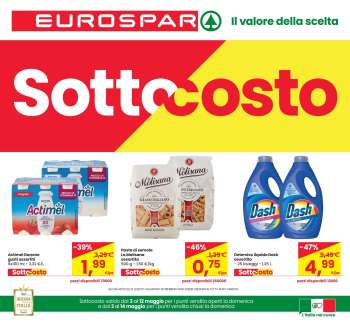 Volantino Eurospar - 3/5/2024 - 15/5/2024.