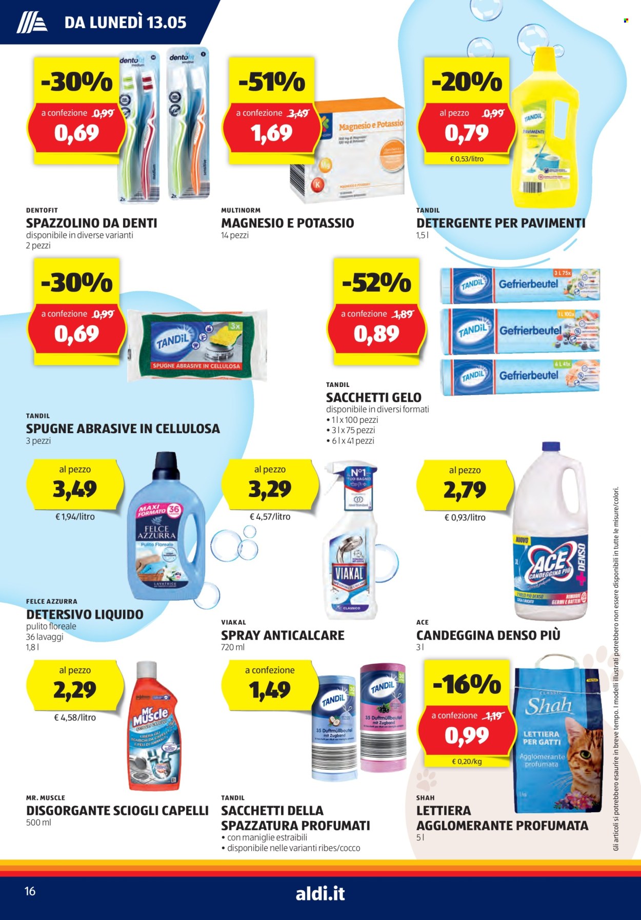 Volantino Aldi - 13/5/2024 - 19/5/2024. Pagina 16