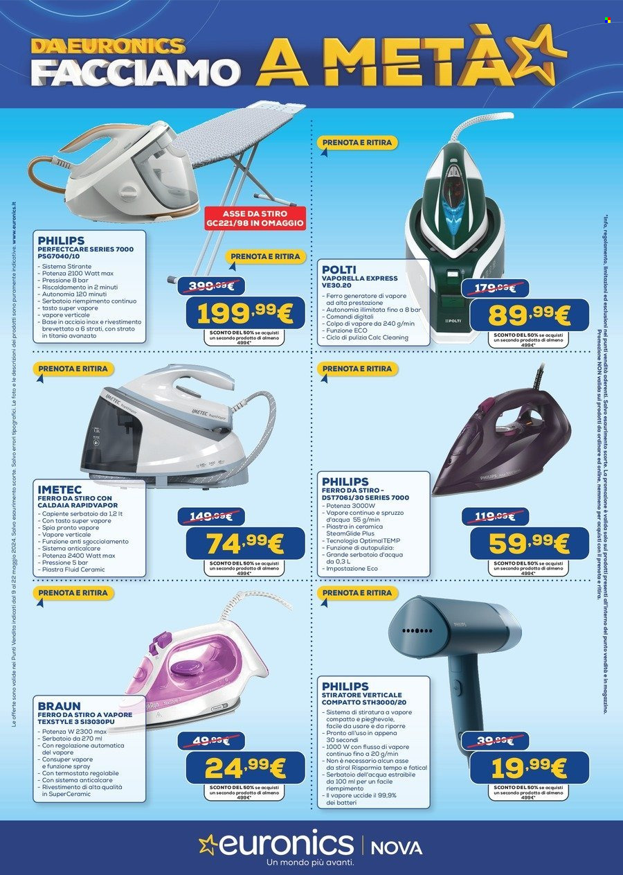 Volantino Euronics - 9/5/2024 - 22/5/2024. Pagina 16