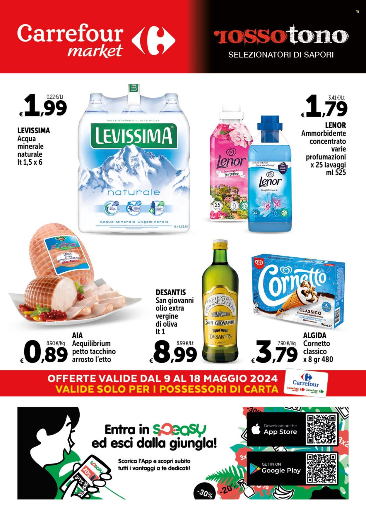 Volantino Carrefour - 9/5/2024 - 18/5/2024. Pagina 1