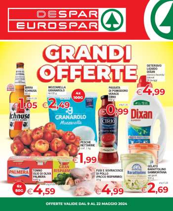 Volantino Eurospar - 9/5/2024 - 22/5/2024.
