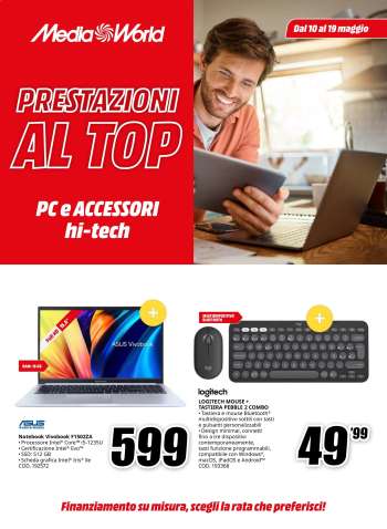 Volantino MediaWorld - 10/5/2024 - 19/5/2024.