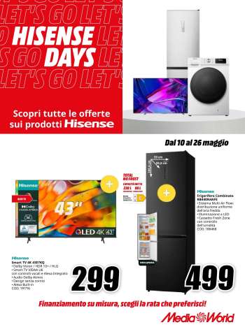 Volantino MediaWorld - 10/5/2024 - 26/5/2024.