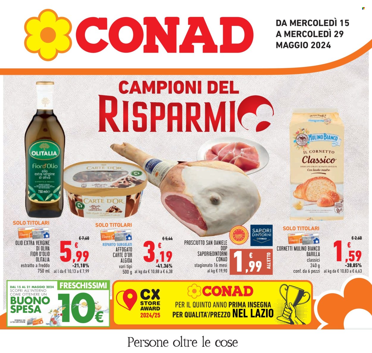 Volantino Conad - 15/5/2024 - 29/5/2024. Pagina 1