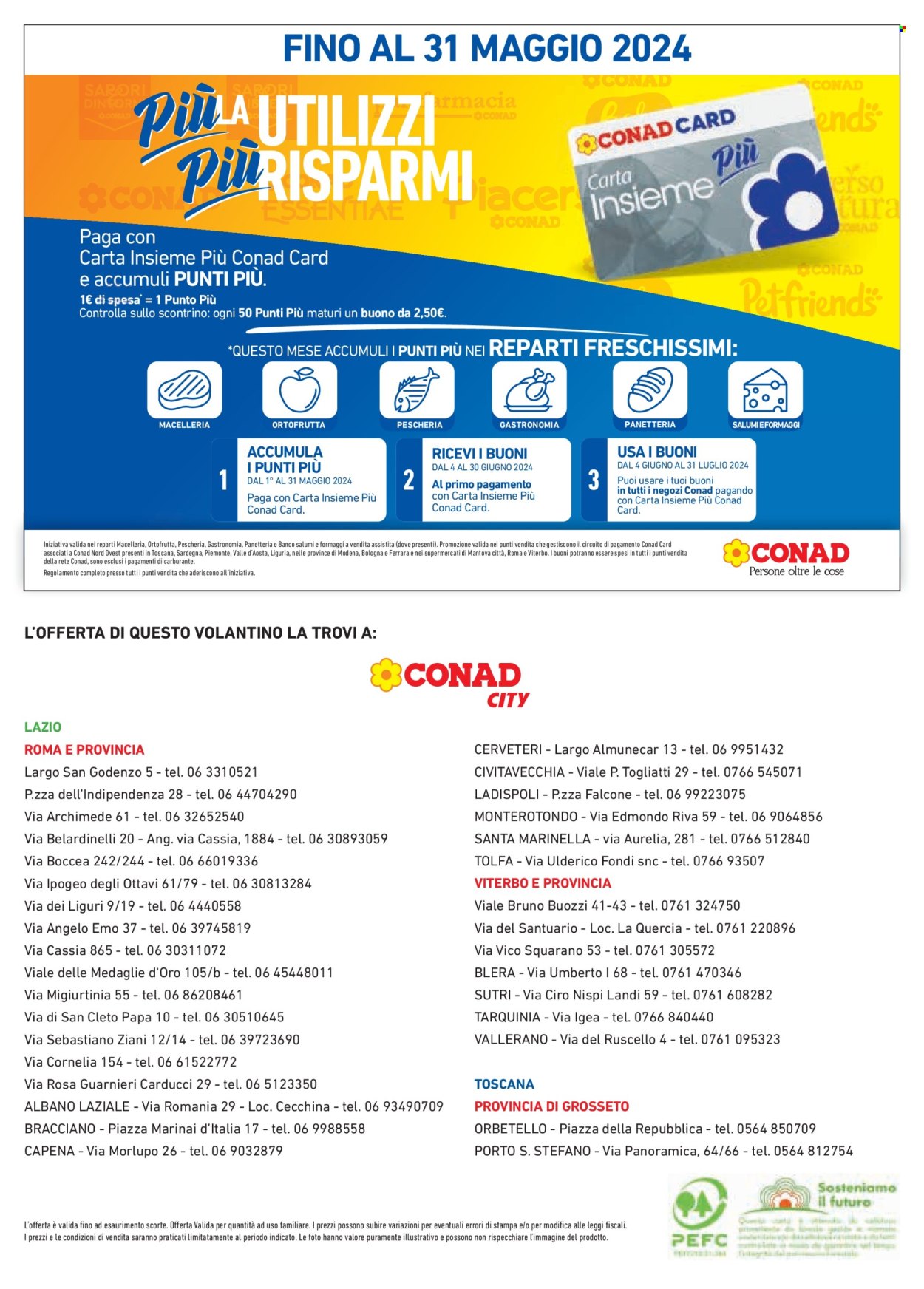 Volantino Conad City - 15/5/2024 - 11/6/2024. Pagina 8