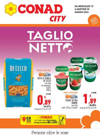 Volantino Conad City - 15/5/2024 - 28/5/2024.