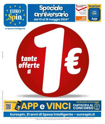 Volantino EuroSpin - 13/5/2024 - 19/5/2024.
