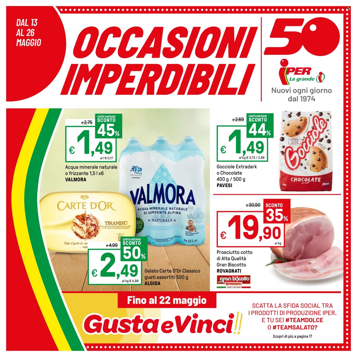 Volantino Iper, La grande i - 13/5/2024 - 26/5/2024. Pagina 1