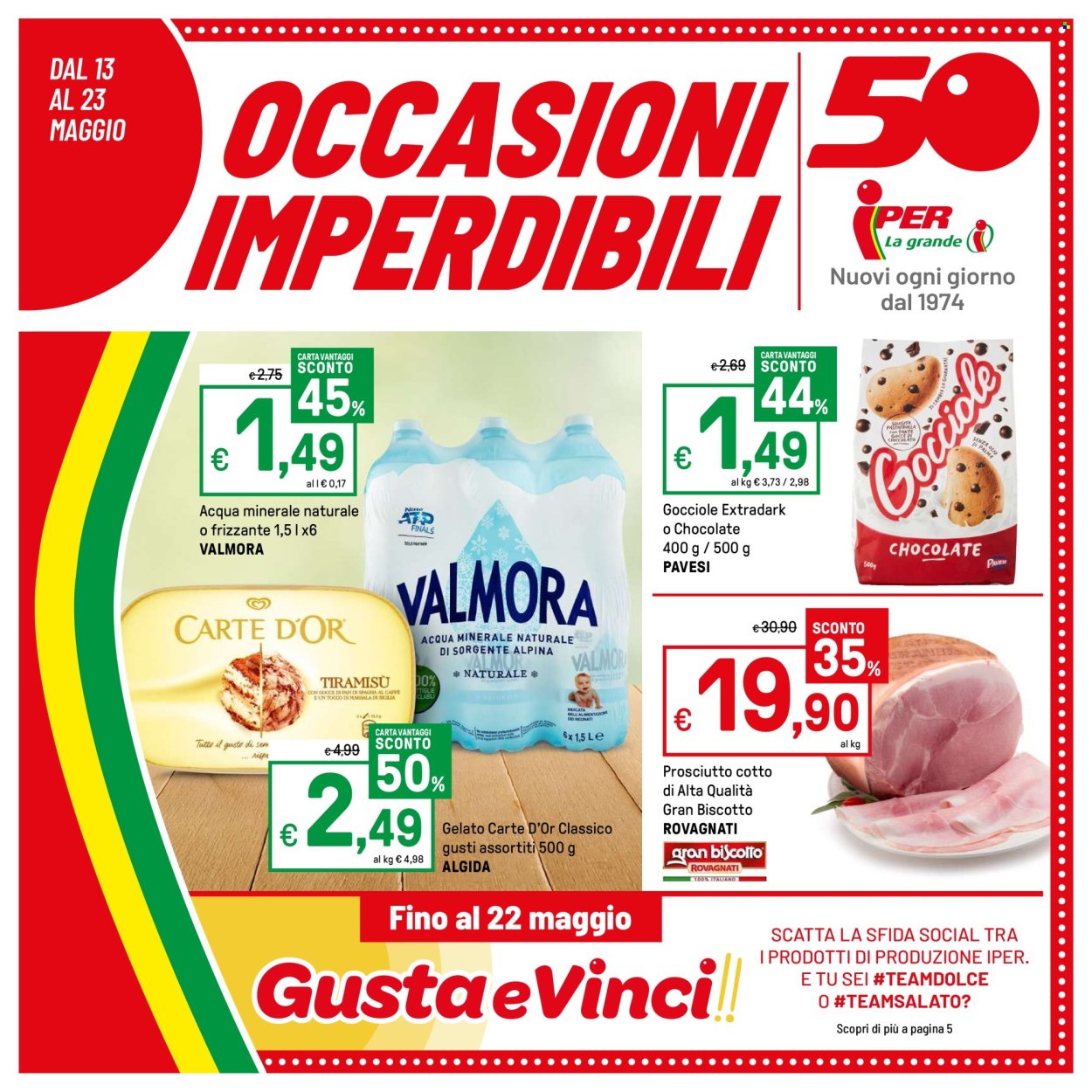 Volantino Iper, La grande i - 13/5/2024 - 23/5/2024. Pagina 1
