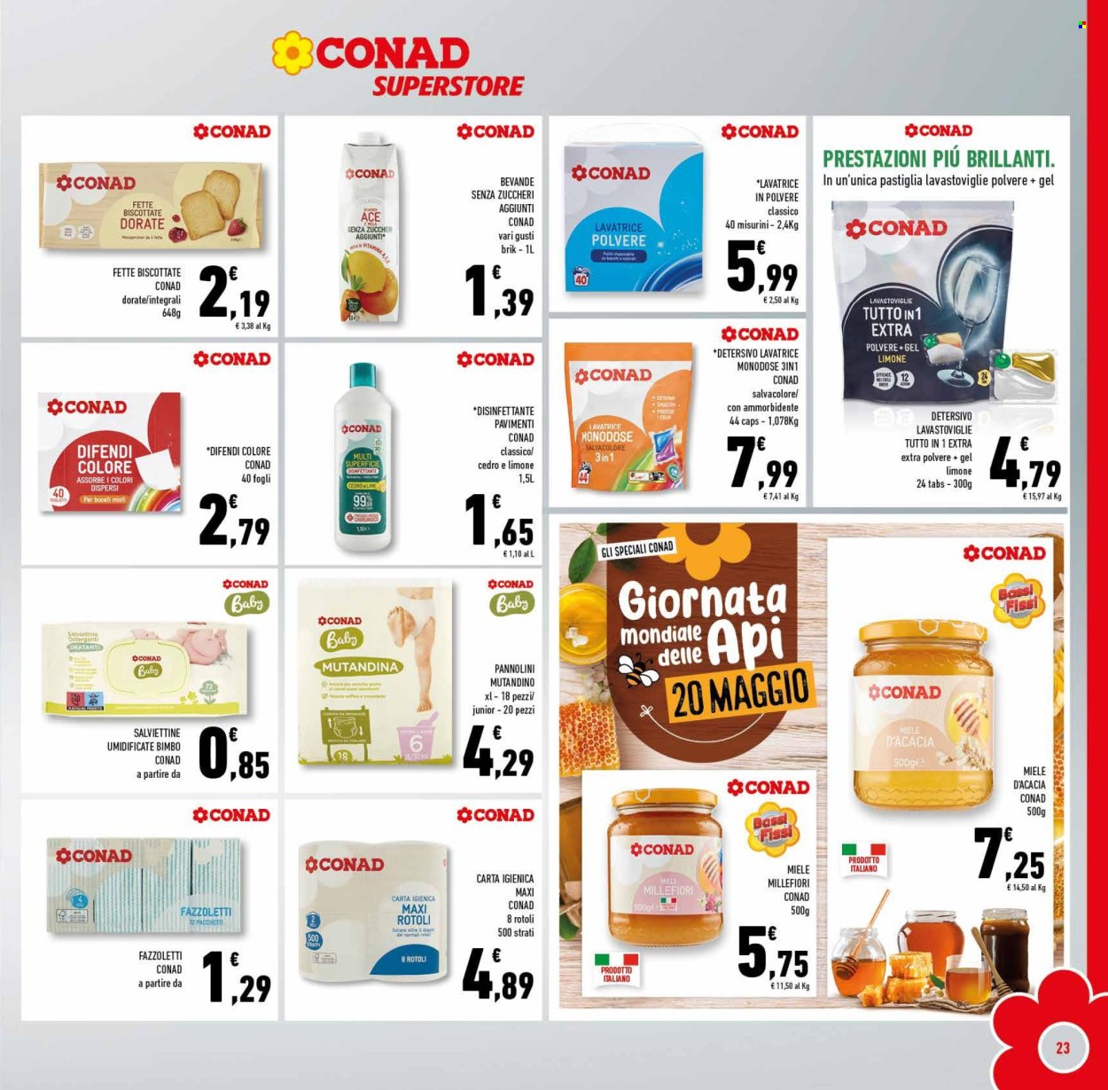 Volantino Conad Superstore - 15/5/2024 - 28/5/2024. Pagina 23