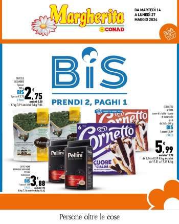Volantino Margherita Conad - 14/5/2024 - 27/5/2024.