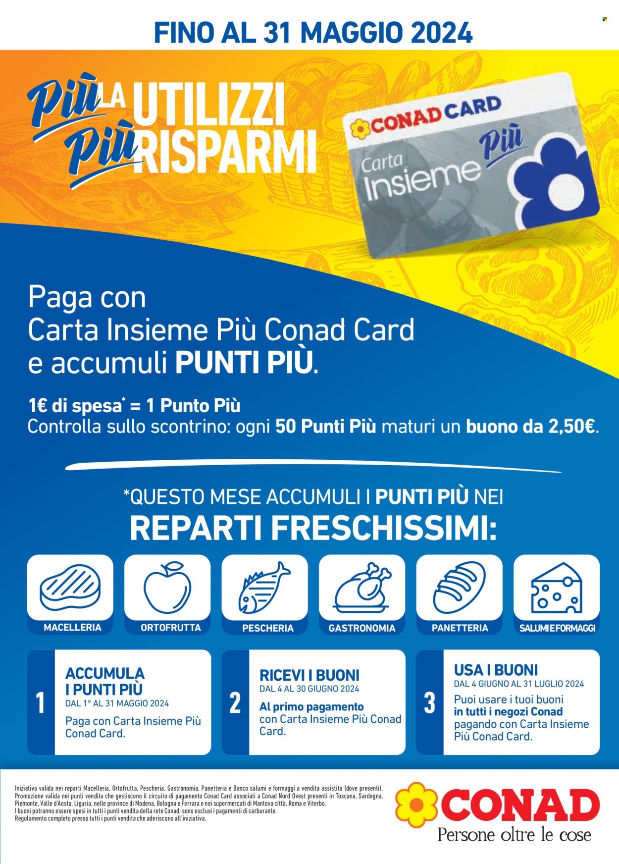 Volantino Conad - 16/5/2024 - 12/6/2024. Pagina 3