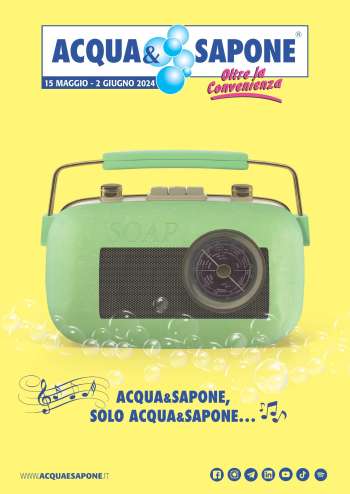 Volantino Acqua & Sapone - 15/5/2024 - 2/6/2024.