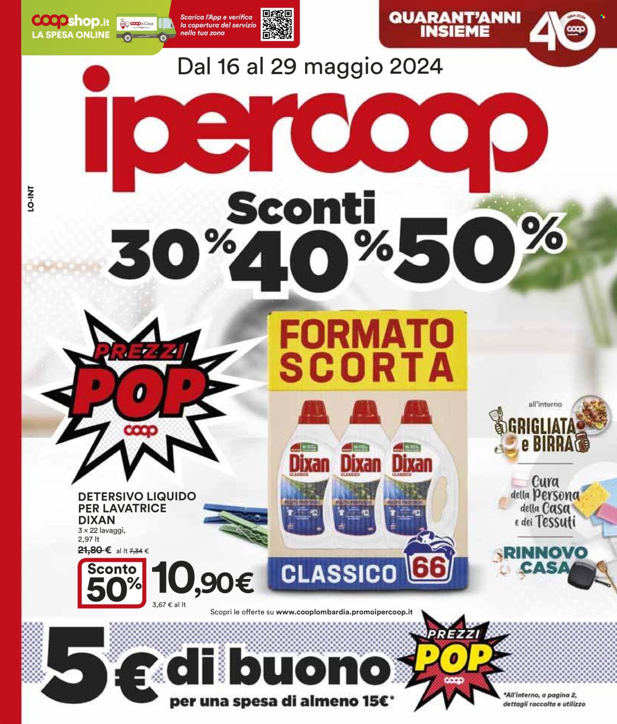 Volantino Coop - 16/5/2024 - 26/5/2024. Pagina 1