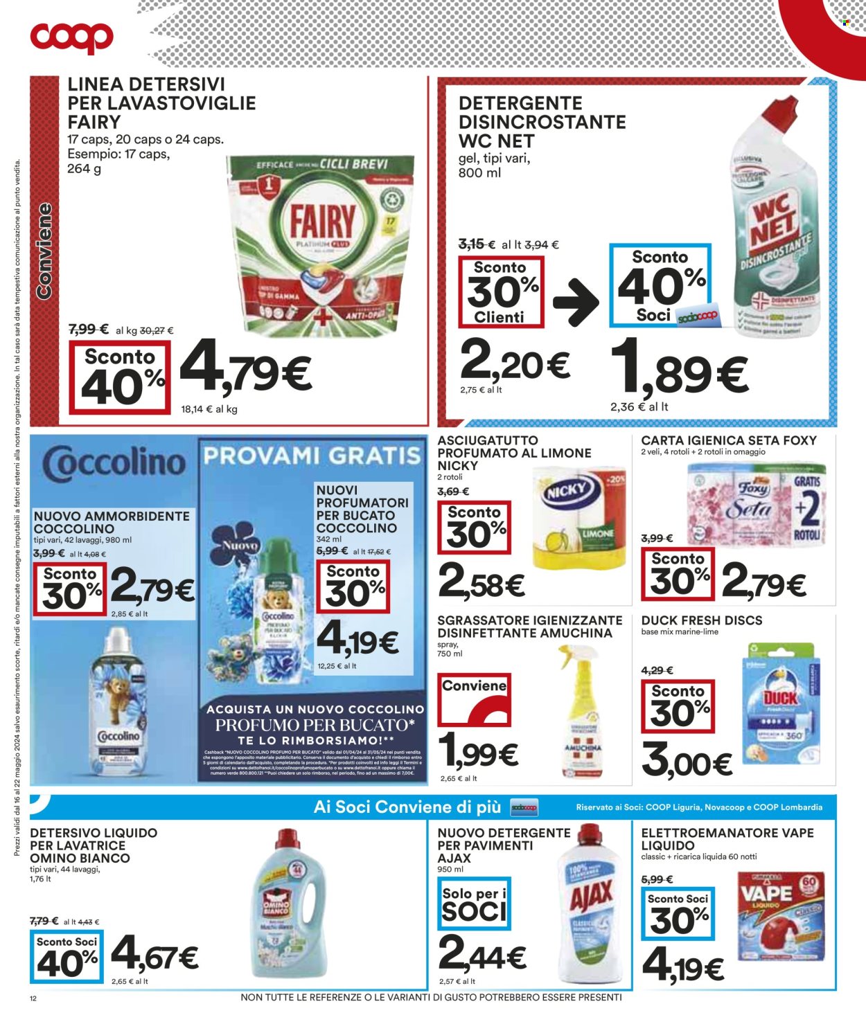 Leták Coop - 16.5.2024 - 22.5.2024. Strana 12