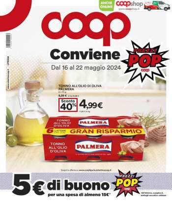 Volantino Coop - 16/5/2024 - 22/5/2024.