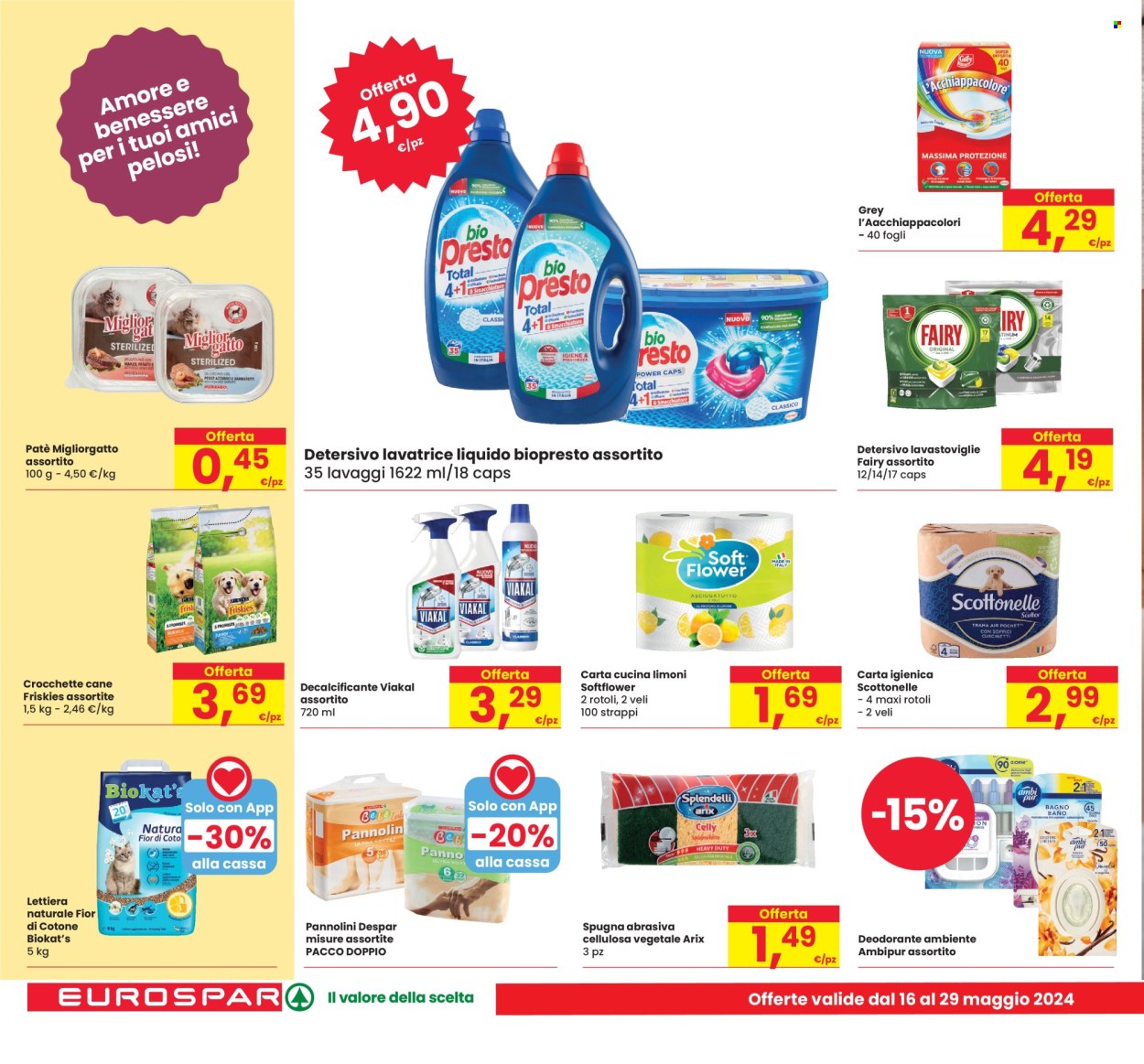 Volantino Eurospar - 16/5/2024 - 29/5/2024. Pagina 18
