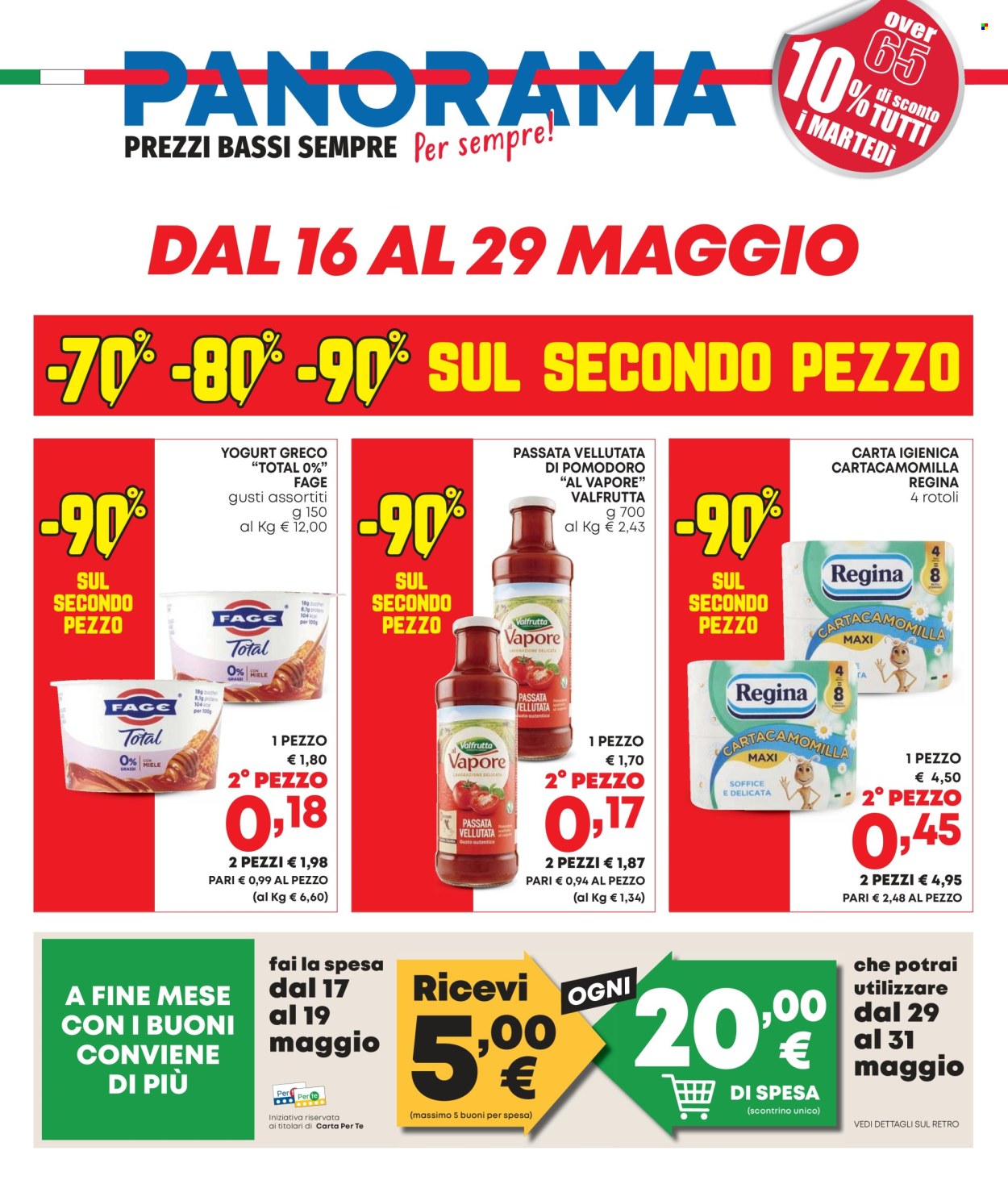 Volantino Panorama - 16/5/2024 - 29/5/2024. Pagina 1