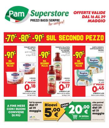 Volantino Pam Panorama - 16/5/2024 - 29/5/2024.
