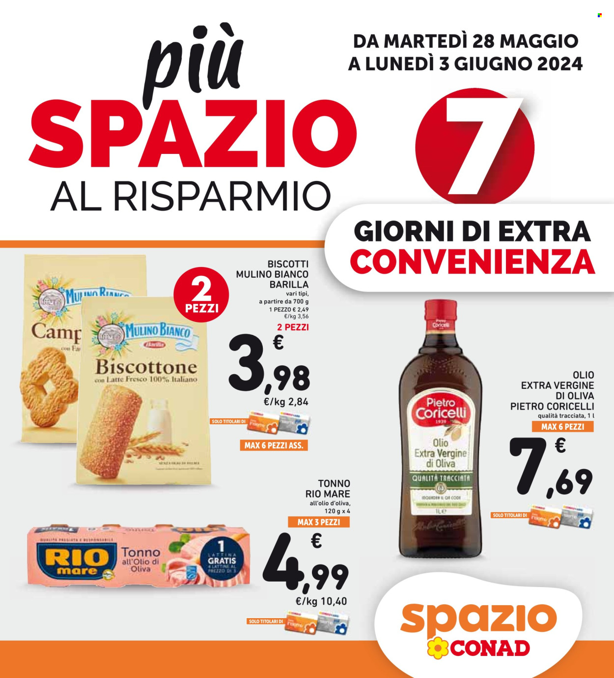 Volantino Spazio Conad - 28/5/2024 - 3/6/2024. Pagina 1