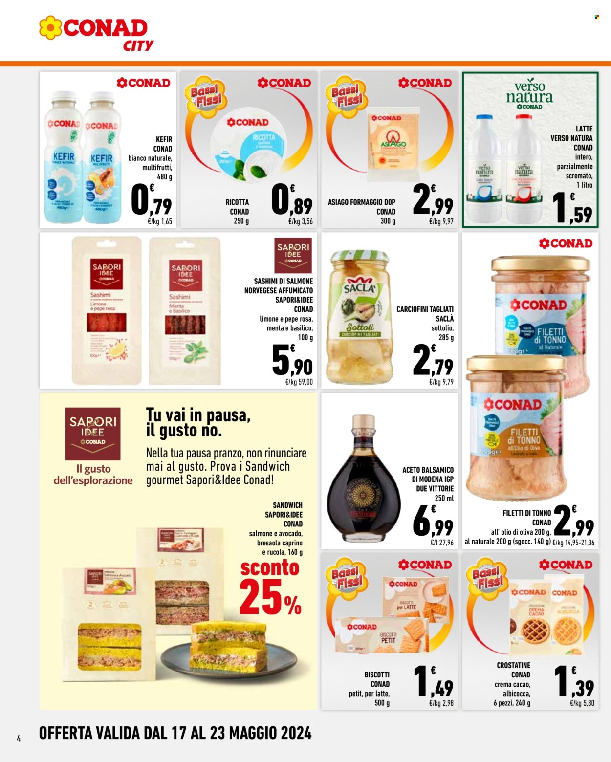 Volantino Conad City - 17/5/2024 - 23/5/2024. Pagina 4