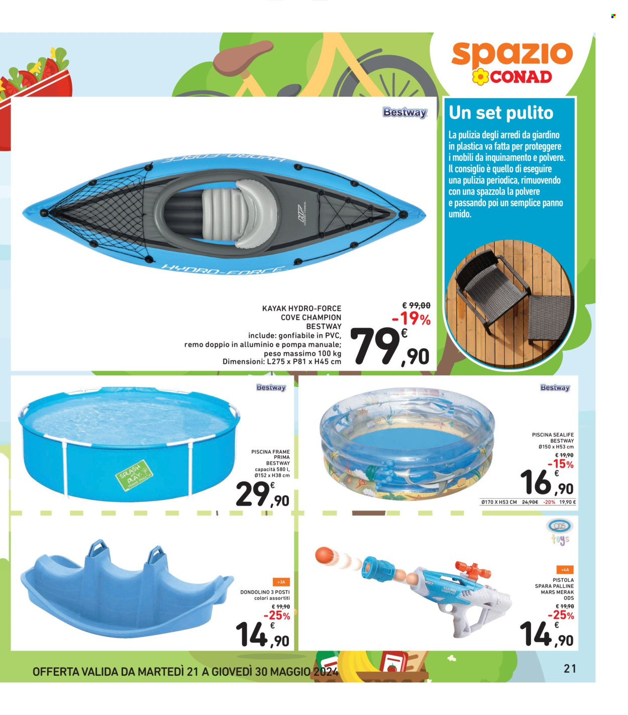Volantino Spazio Conad - 21/5/2024 - 30/5/2024. Pagina 21