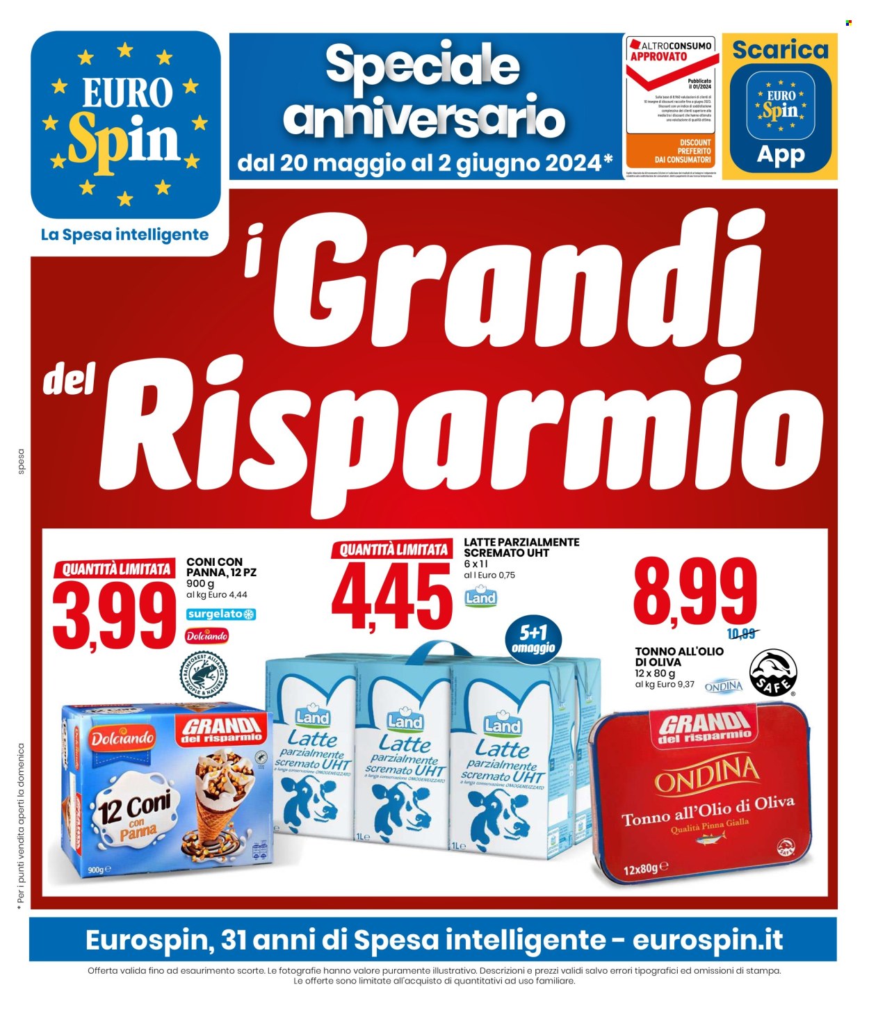 Volantino EuroSpin - 20/5/2024 - 2/6/2024. Pagina 1