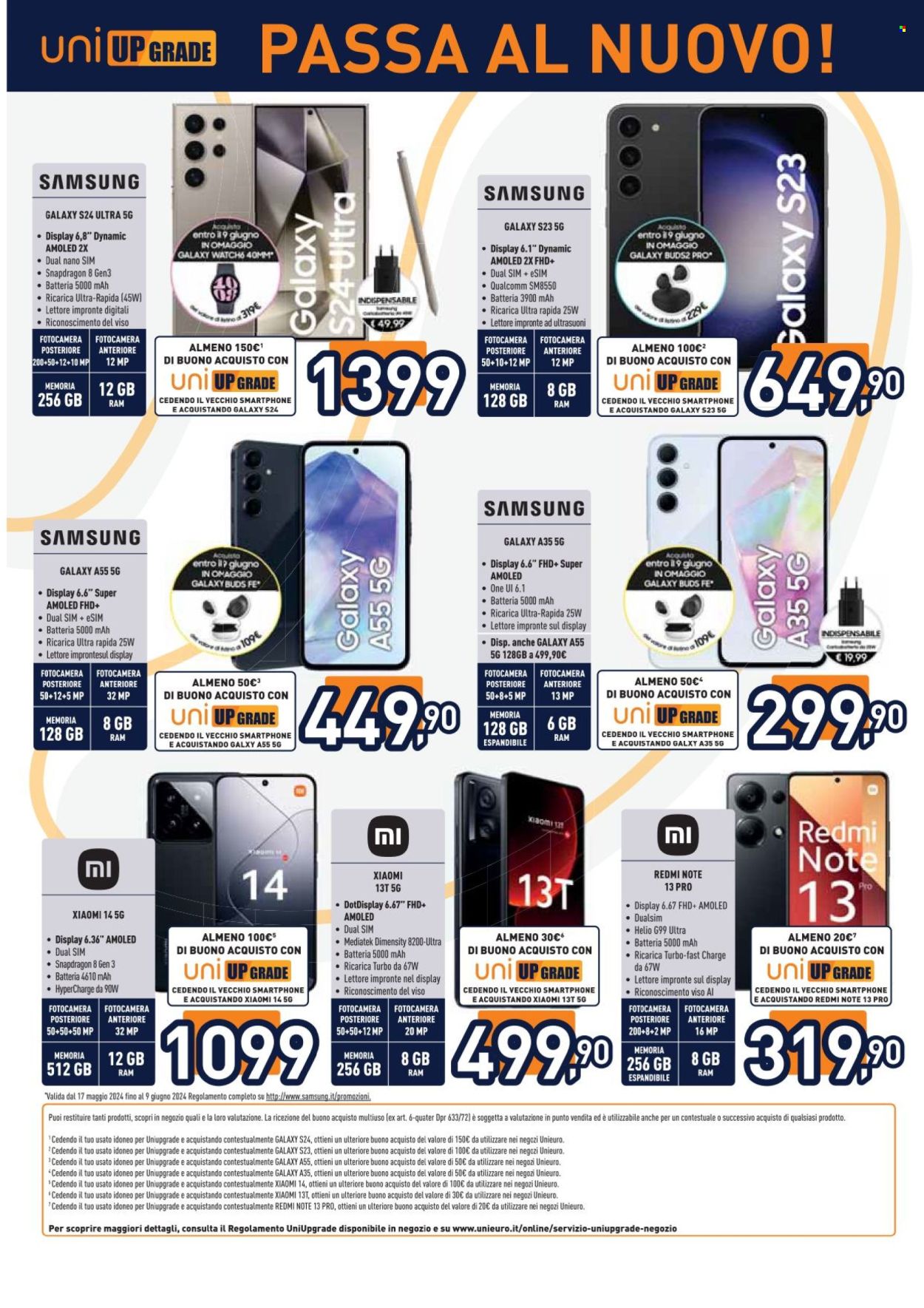 Volantino Unieuro - 17/5/2024 - 29/5/2024. Pagina 5