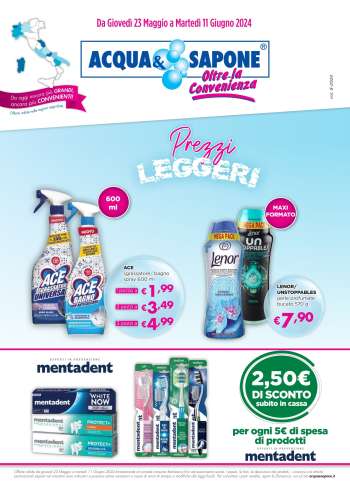 Volantino Acqua & Sapone - 23/5/2024 - 11/6/2024.