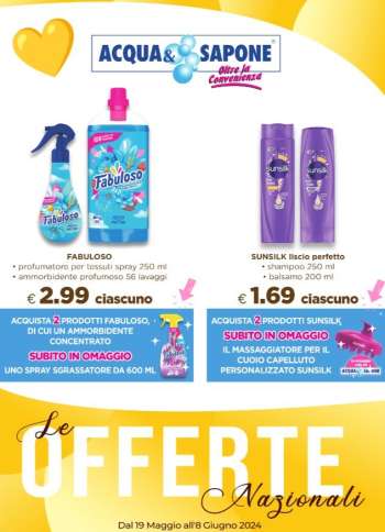 Volantino Acqua & Sapone - 19/5/2024 - 8/6/2024.