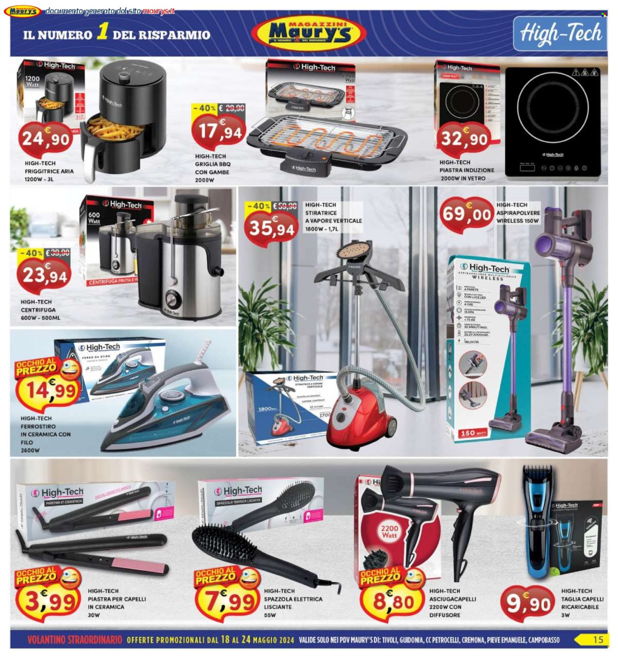 Volantino Maury's - 18/5/2024 - 24/5/2024. Pagina 15