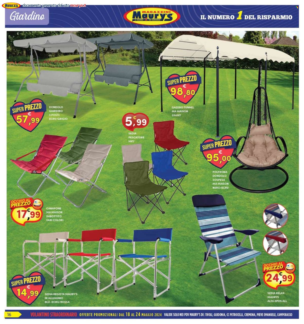 Volantino Maury's - 18/5/2024 - 24/5/2024. Pagina 16
