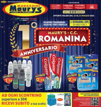 Volantino Maury's - 18/5/2024 - 24/5/2024.
