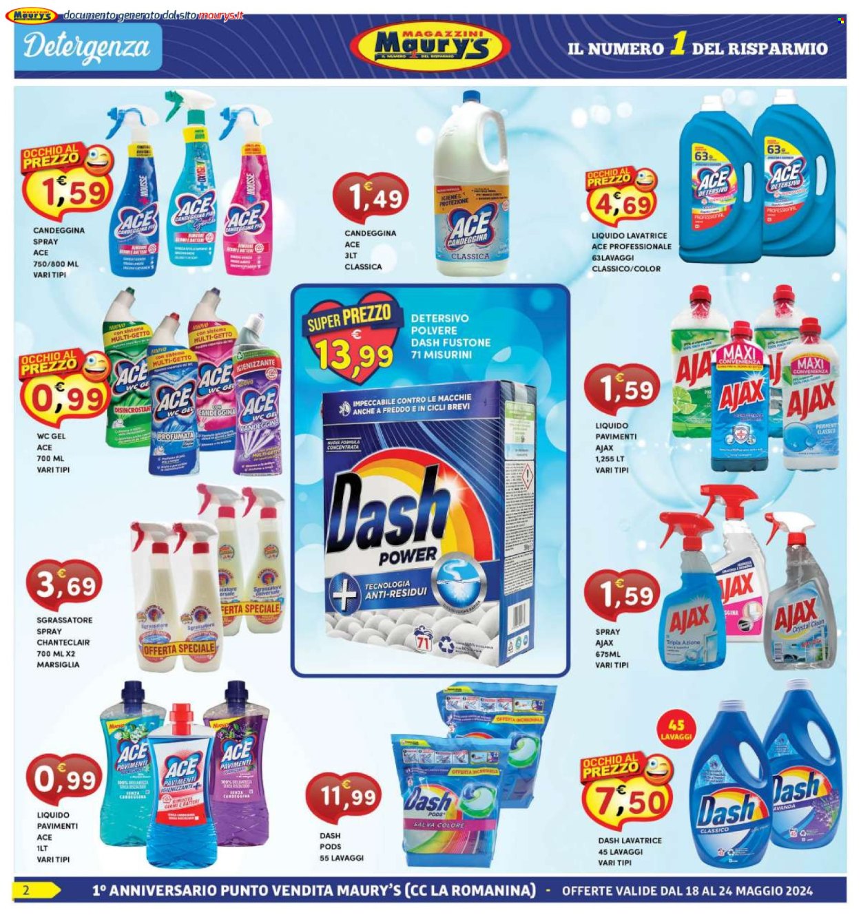Volantino Maury's - 18/5/2024 - 24/5/2024. Pagina 2