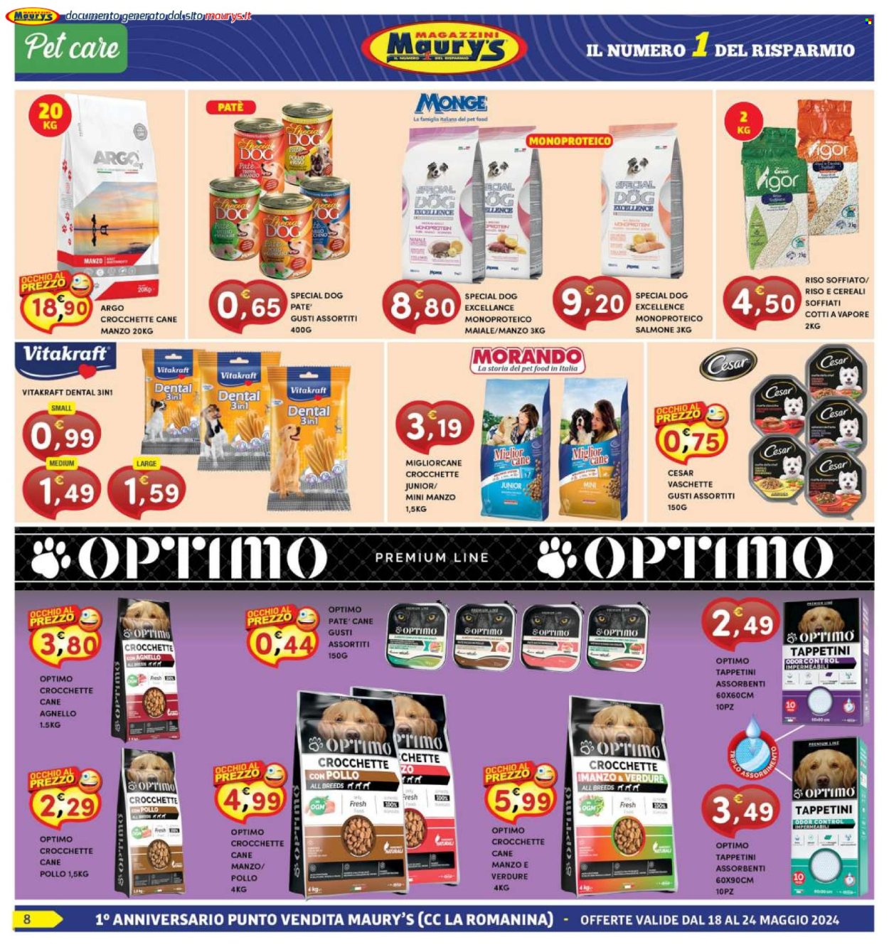 Volantino Maury's - 18/5/2024 - 24/5/2024. Pagina 8