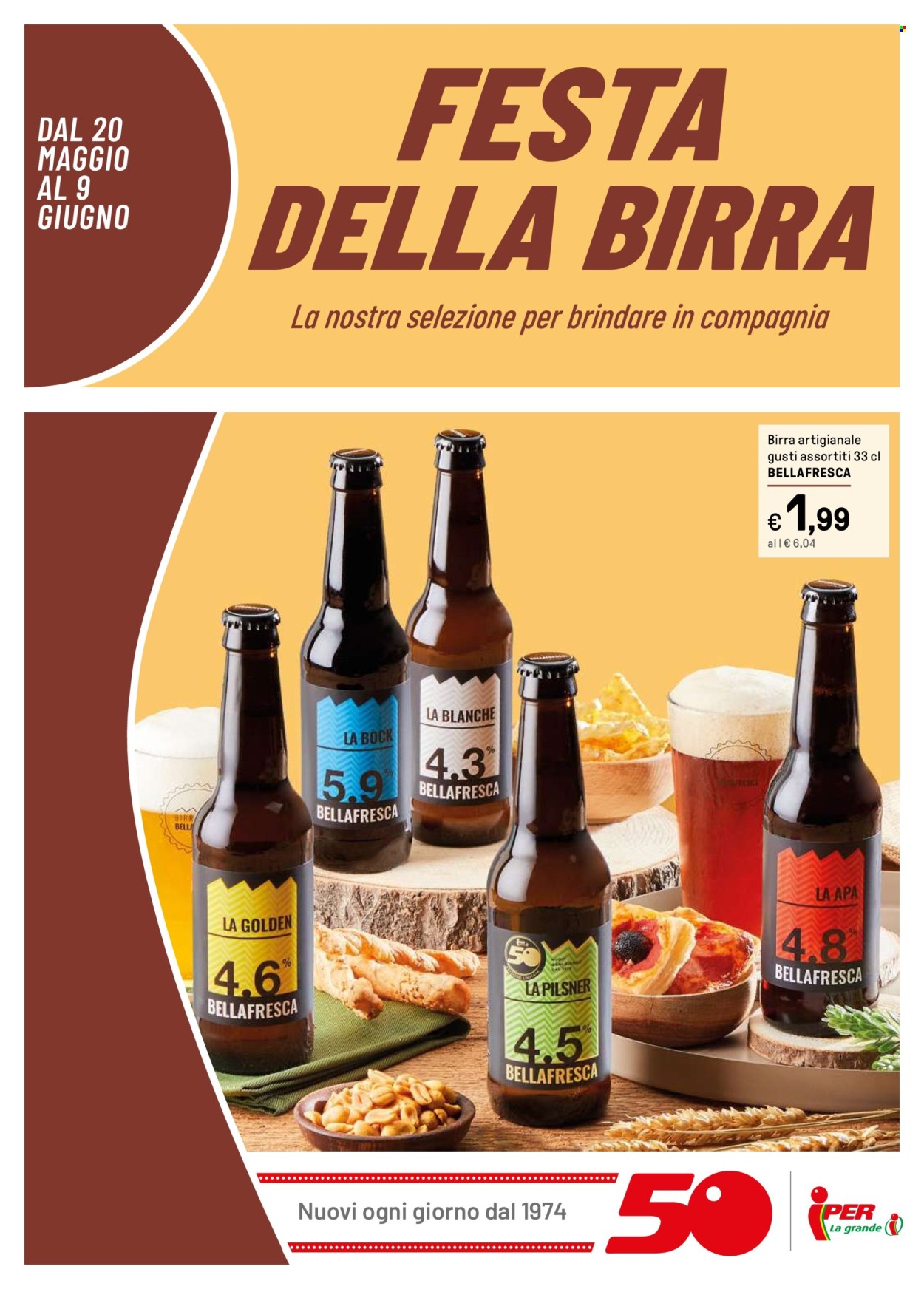 Volantino Iper, La grande i - 20/5/2024 - 9/6/2024. Pagina 1