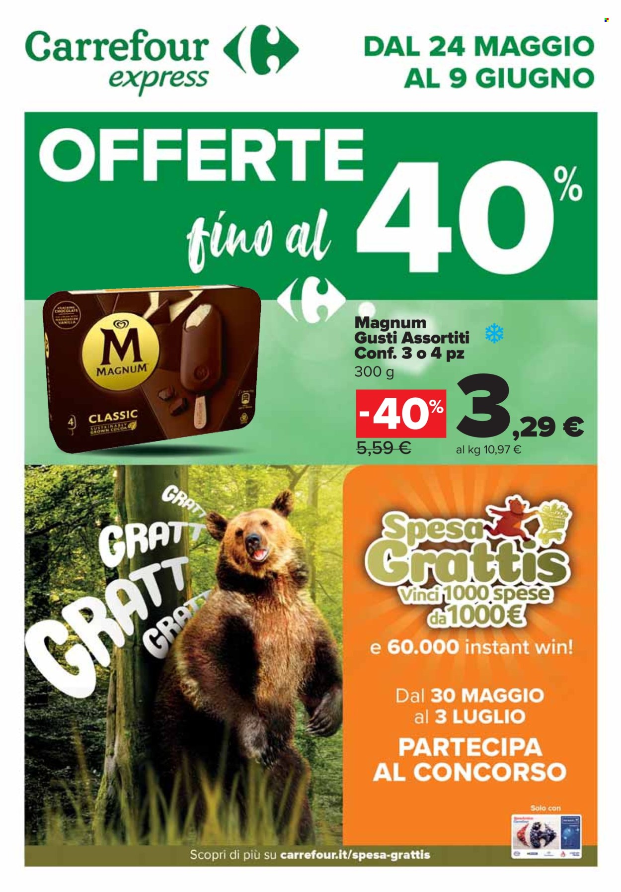 Volantino Carrefour - 24/5/2024 - 9/6/2024. Pagina 1
