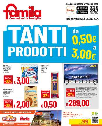 Volantino Famila - 23/5/2024 - 5/6/2024.