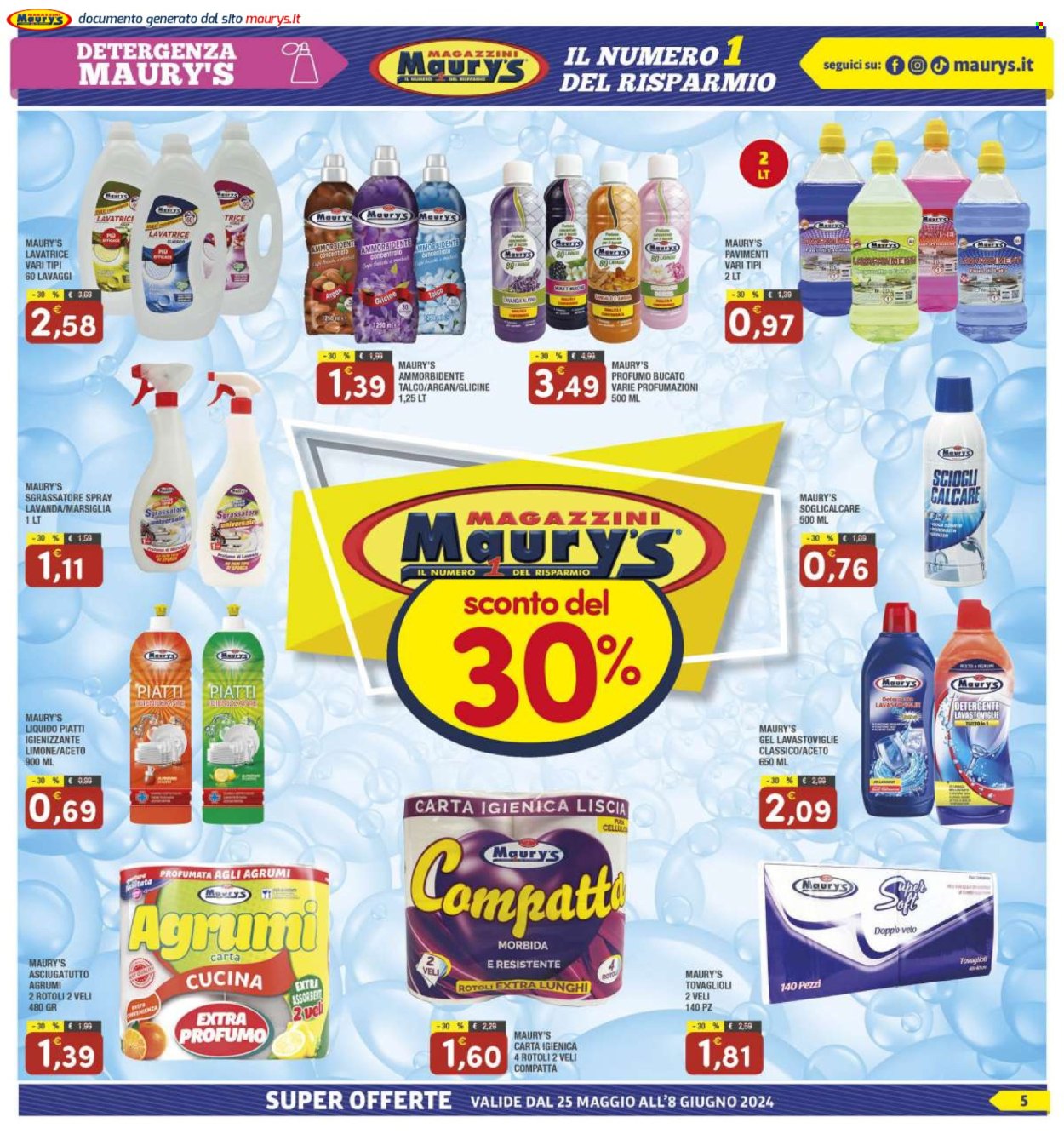 Volantino Maury's - 25/5/2024 - 8/6/2024. Pagina 5