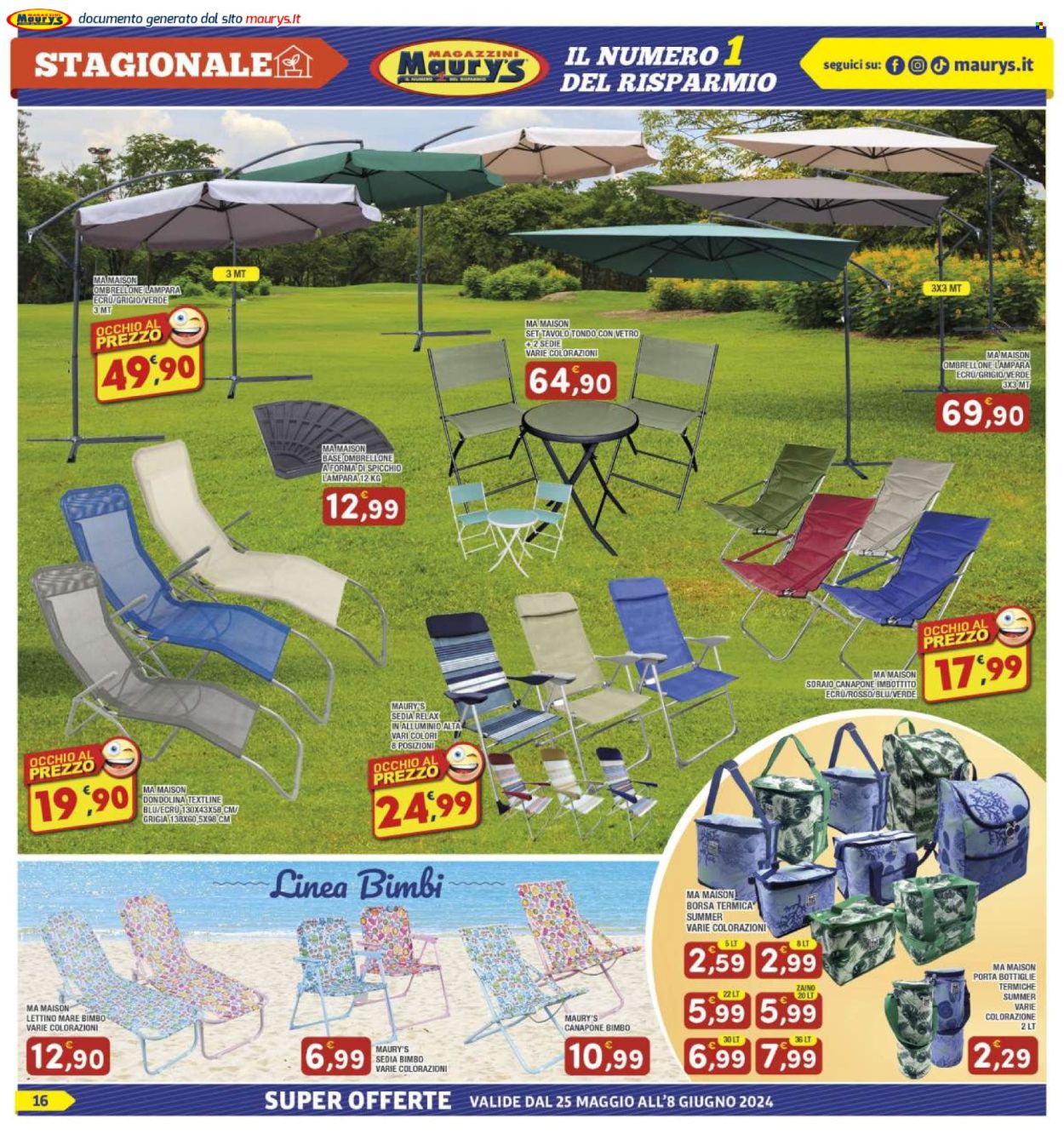Volantino Maury's - 25/5/2024 - 8/6/2024. Pagina 16