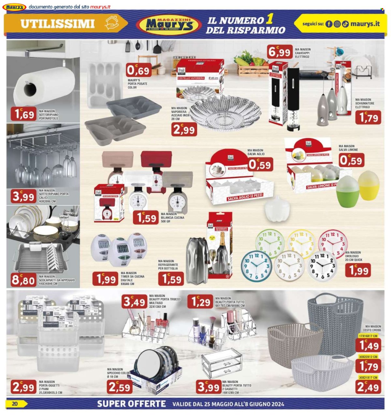 Volantino Maury's - 25/5/2024 - 8/6/2024. Pagina 20