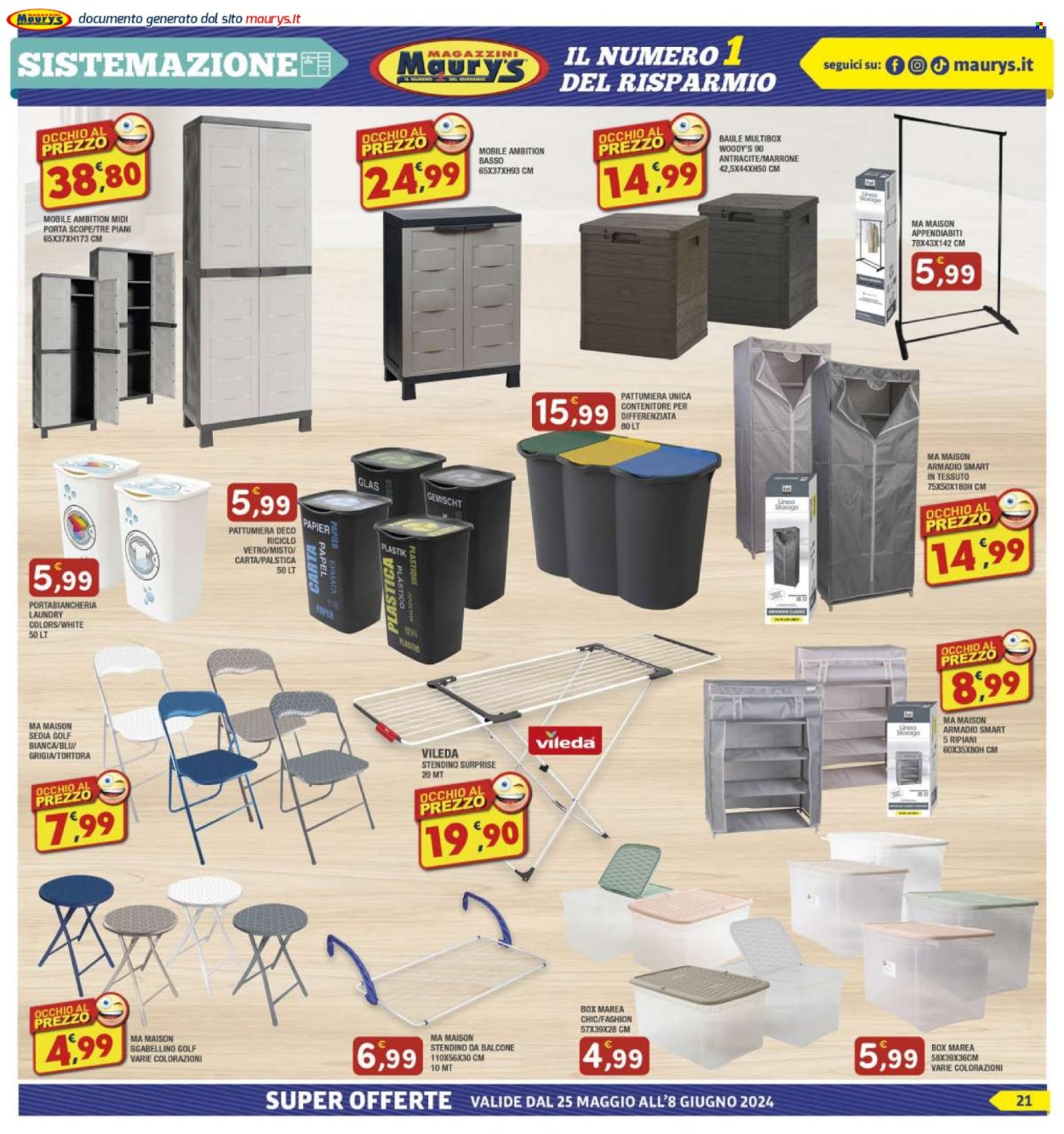 Volantino Maury's - 25/5/2024 - 8/6/2024. Pagina 21