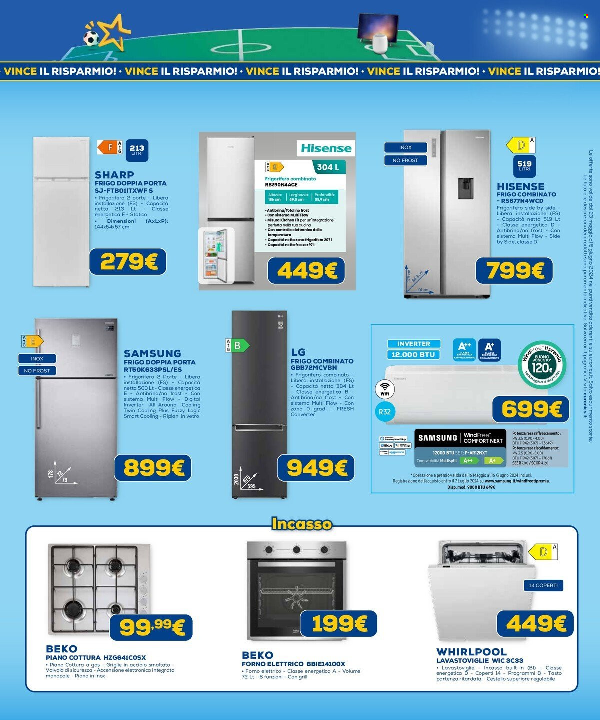 Volantino Euronics - 23/5/2024 - 5/6/2024. Pagina 22