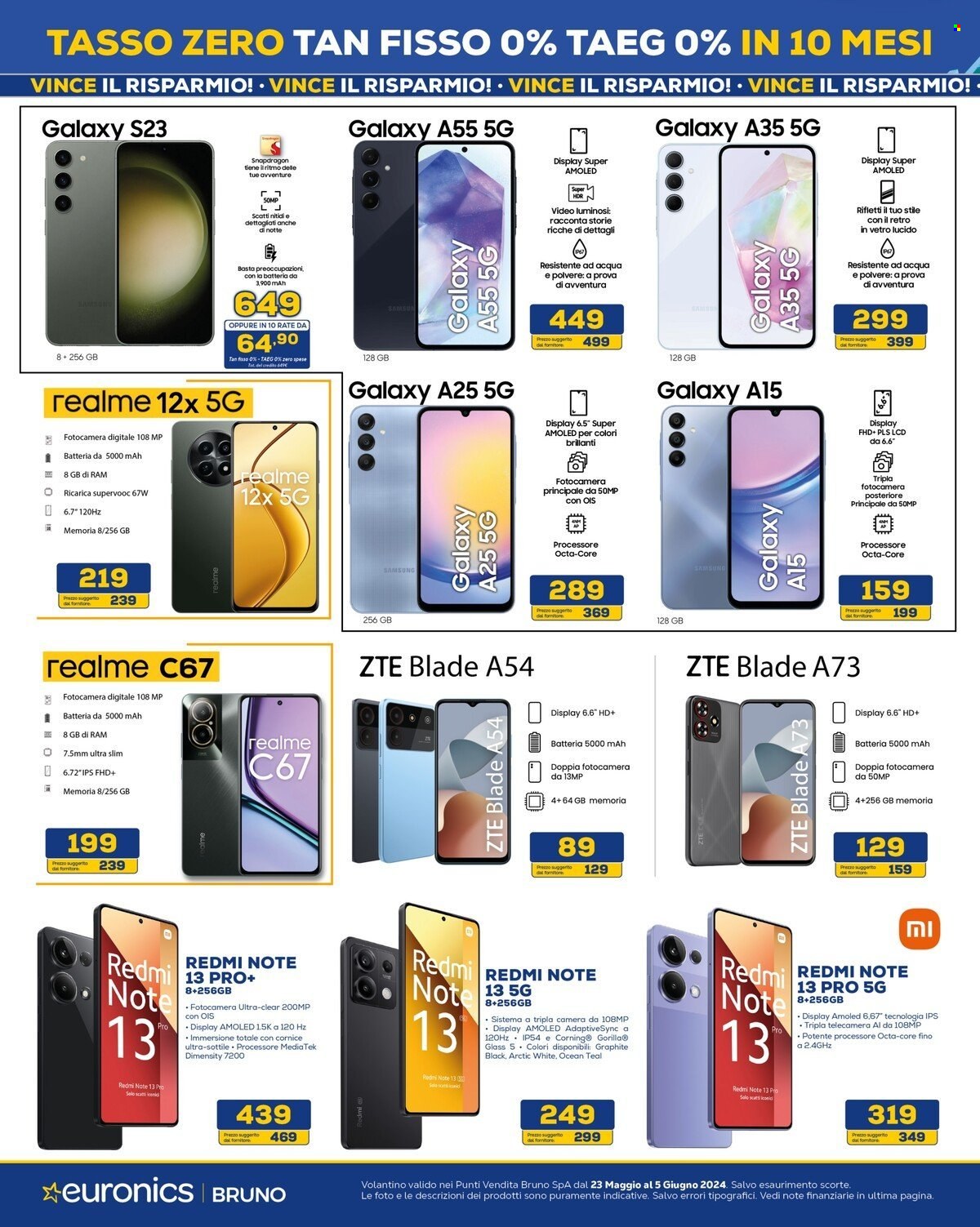 Volantino Euronics - 23/5/2024 - 5/6/2024. Pagina 3