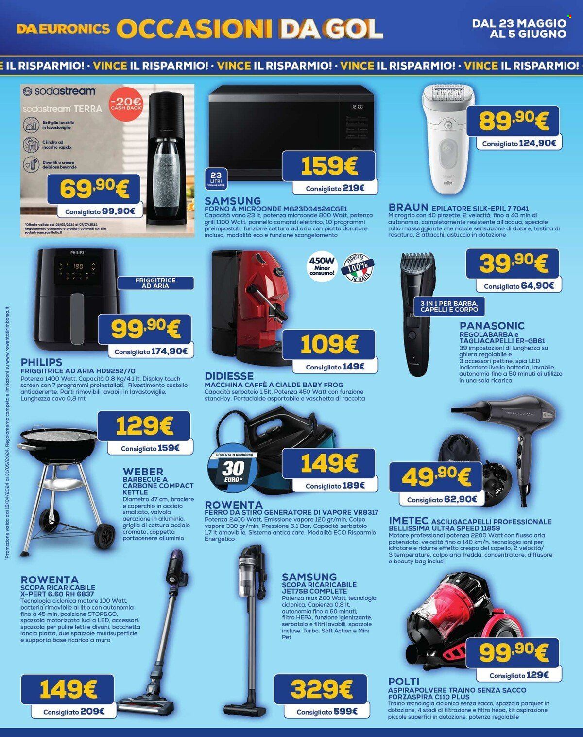 Volantino Euronics - 23/5/2024 - 5/6/2024. Pagina 16